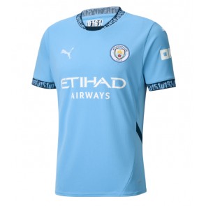 Lacne Muži Futbalové dres Manchester City 2024-25 Krátky Rukáv - Domáci